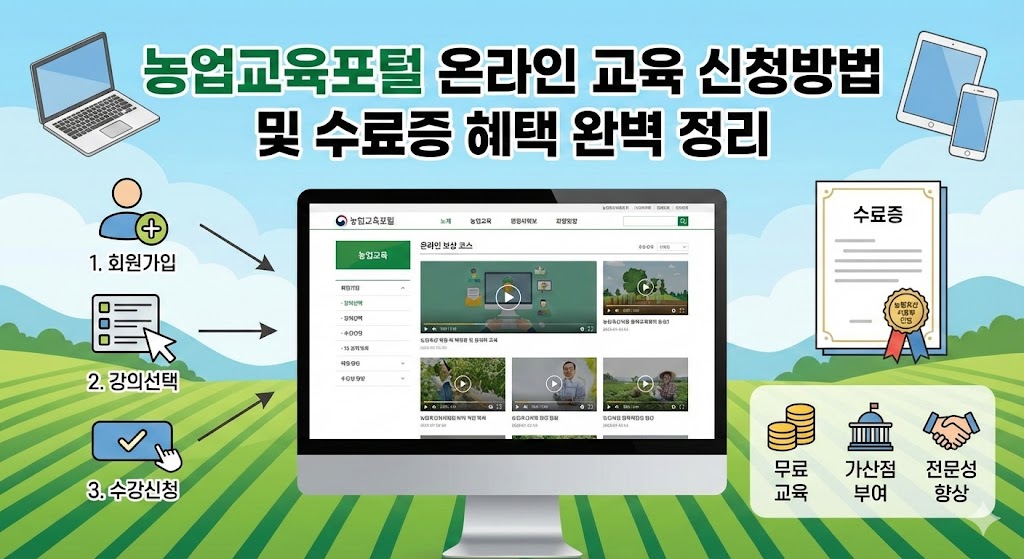 농업교육포털 온라인 교육