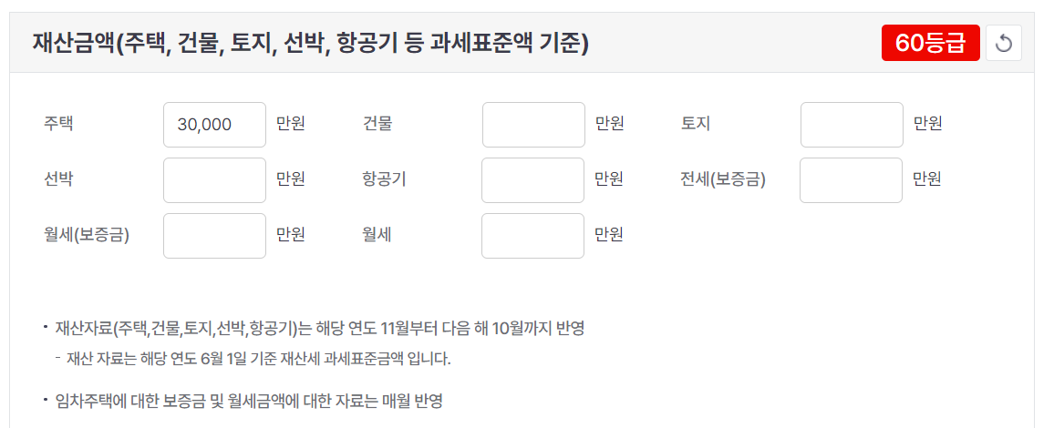 건강보험료 기준