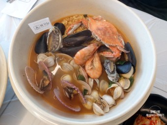 동해 바다 대게찜