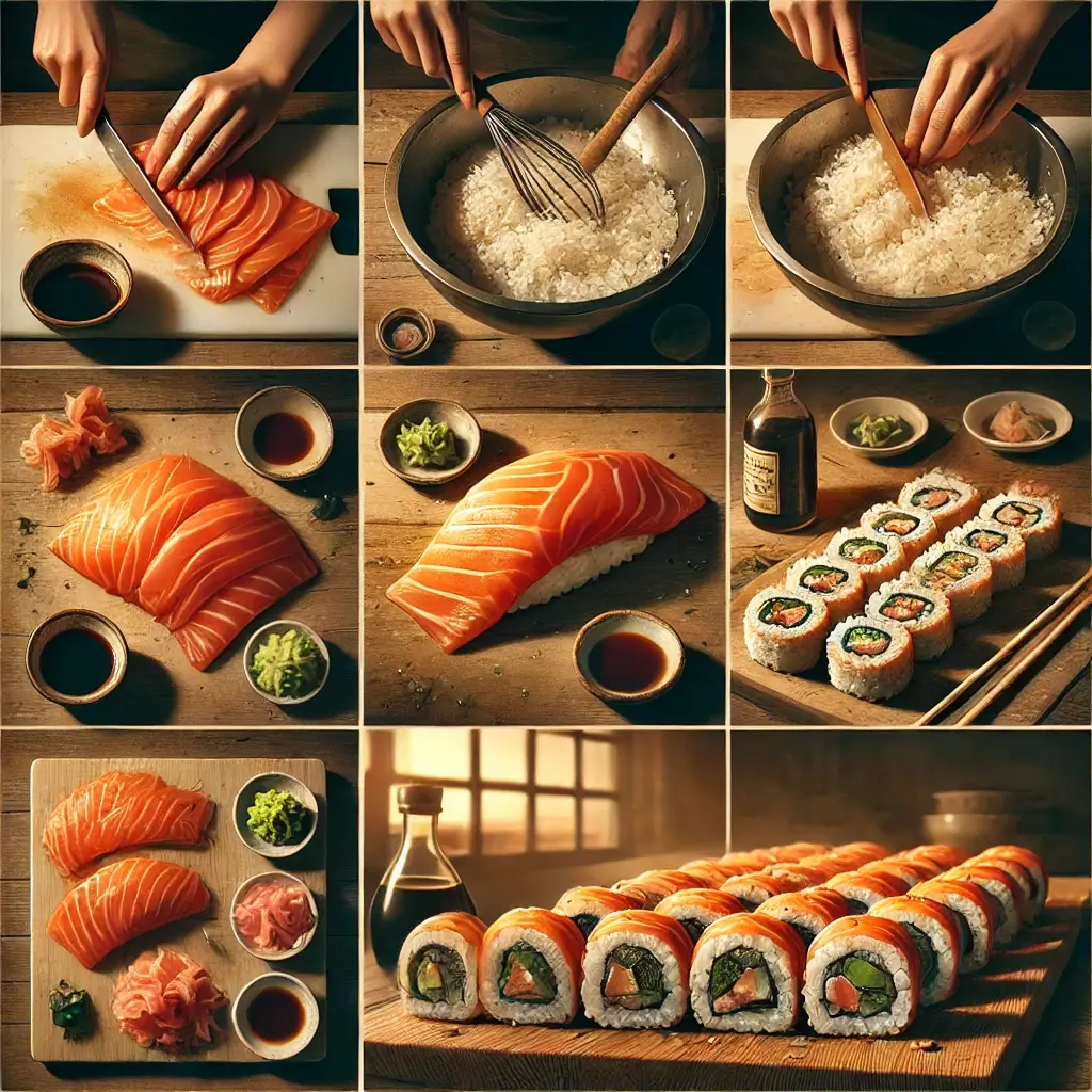 연어초밥 단촛물 초간단 연어초밥 만드는 법