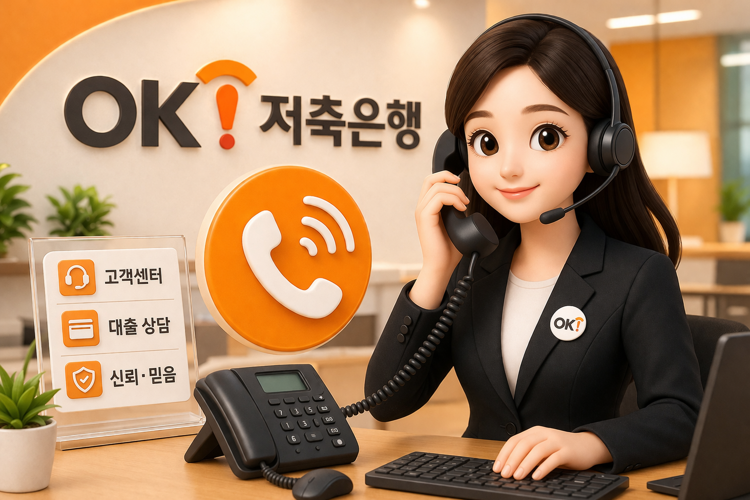 OK저축은행 고객센터 전화번호 상담원 연결 방법 총정리 (운영시간 포함) 관련 사진