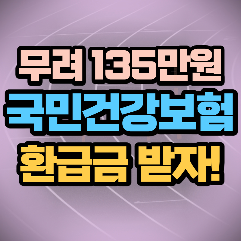 국민건강보험 환급금 조회 (1)