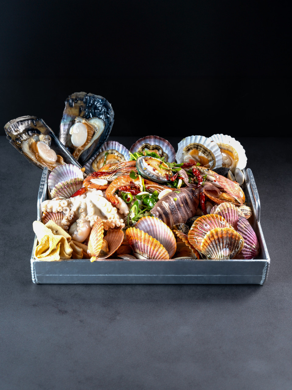 해물 조개 전골