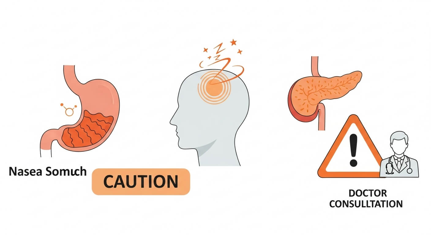 GLP-1 주사의 부작용과 주의사항