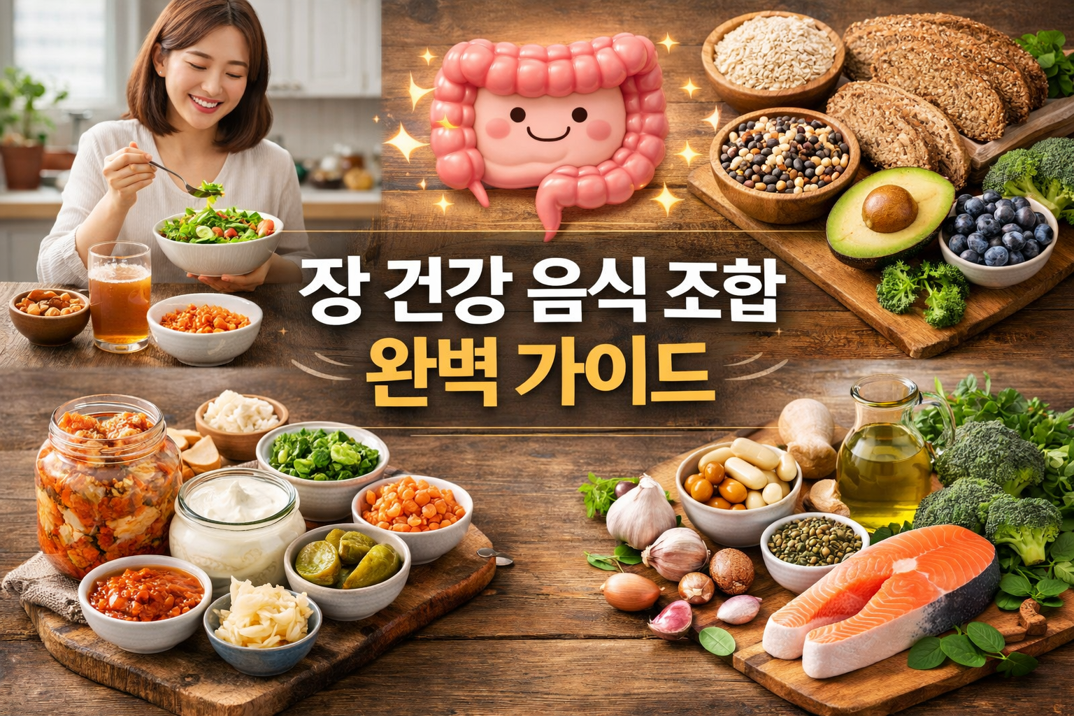 장 건강 음식 조합