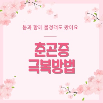 춘곤증 극복방법 사진