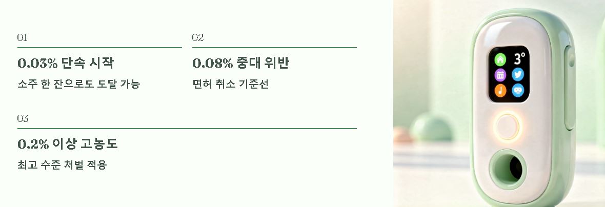 음주운전 처벌기준 정리