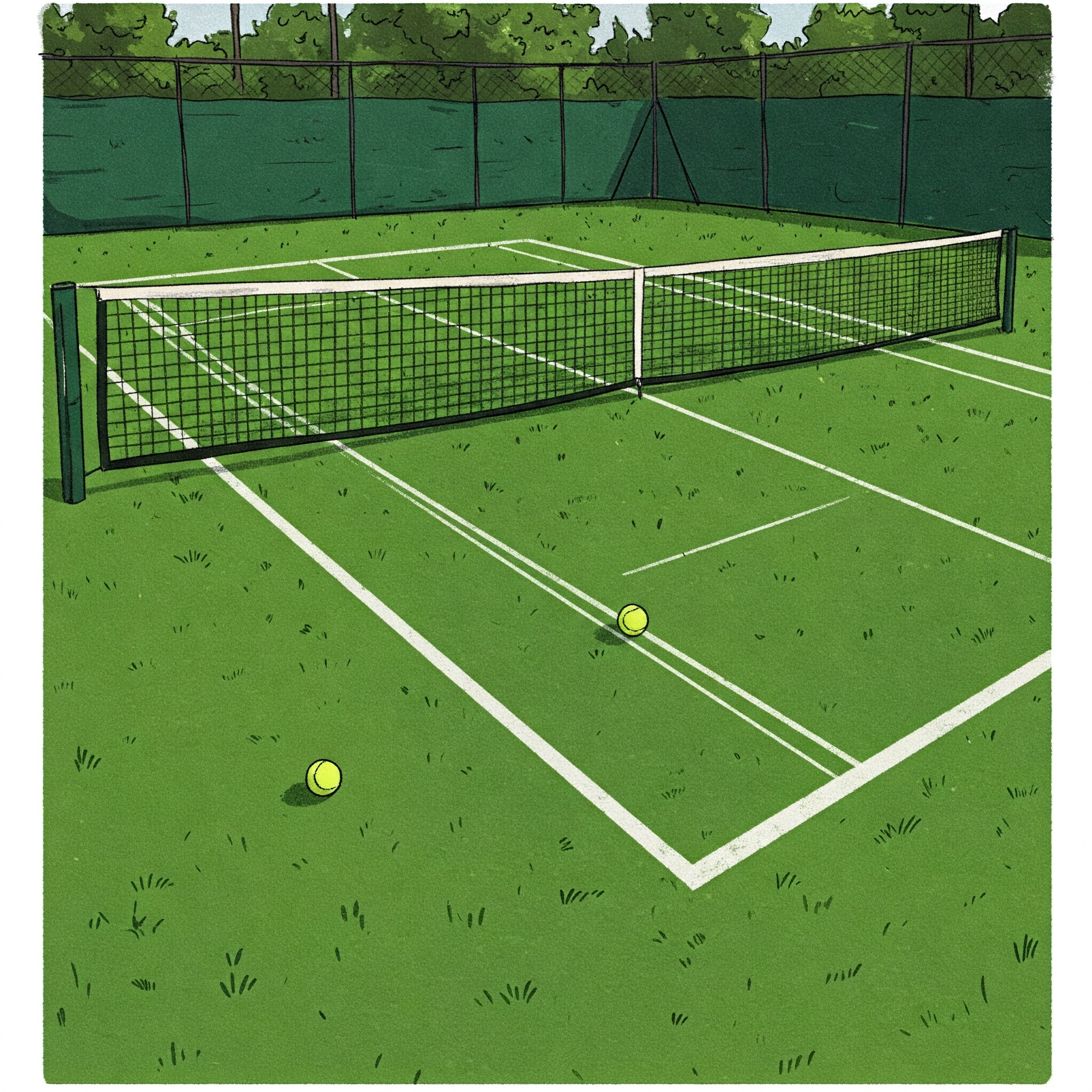 테니스 코트 사진