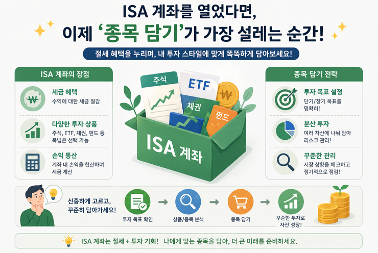 ISA 계좌에 종목 담기