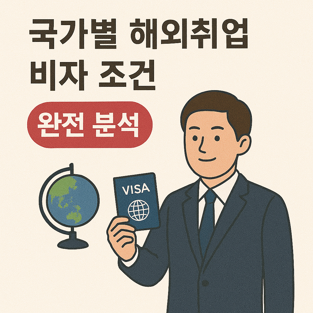 국가별 해외취업 비자 조건 완전 분석 관련 이미지 사진