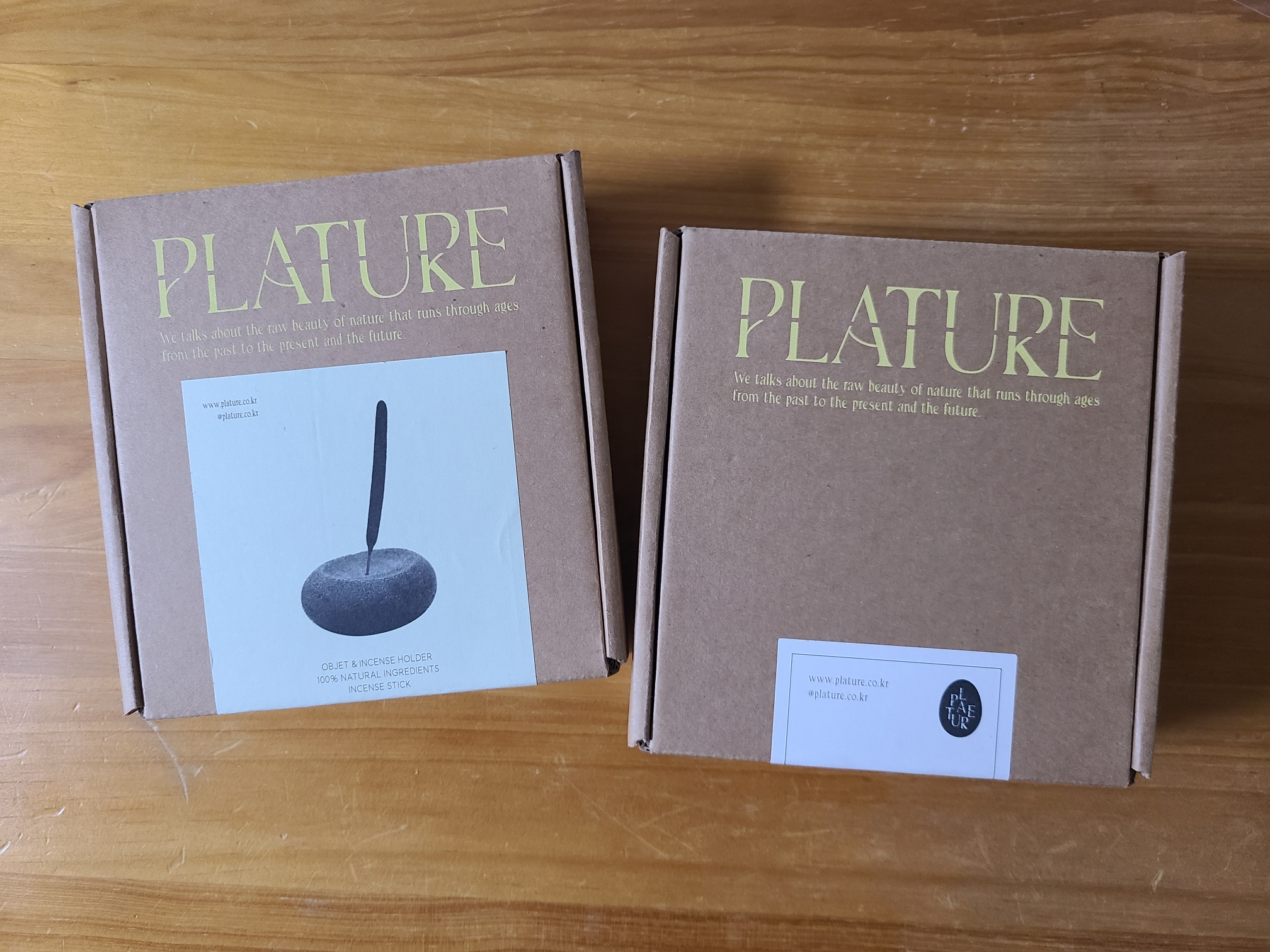 플라쳐 인센스 홀더 포장 두가지