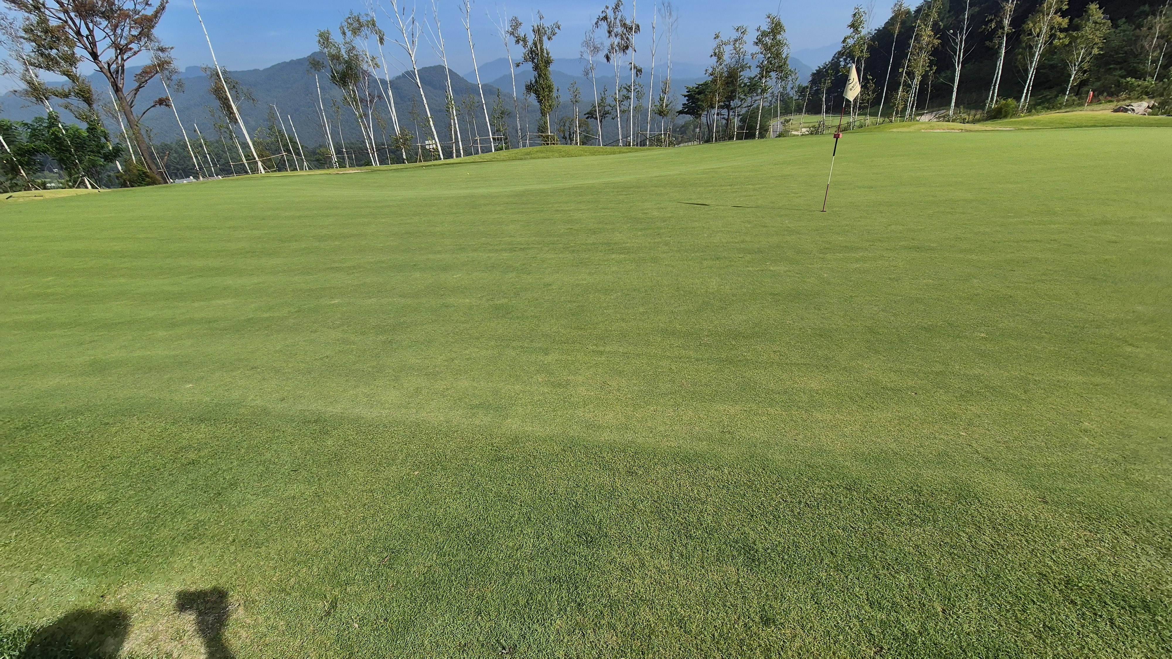 오로라cc 그린 빠르기 및 난이도