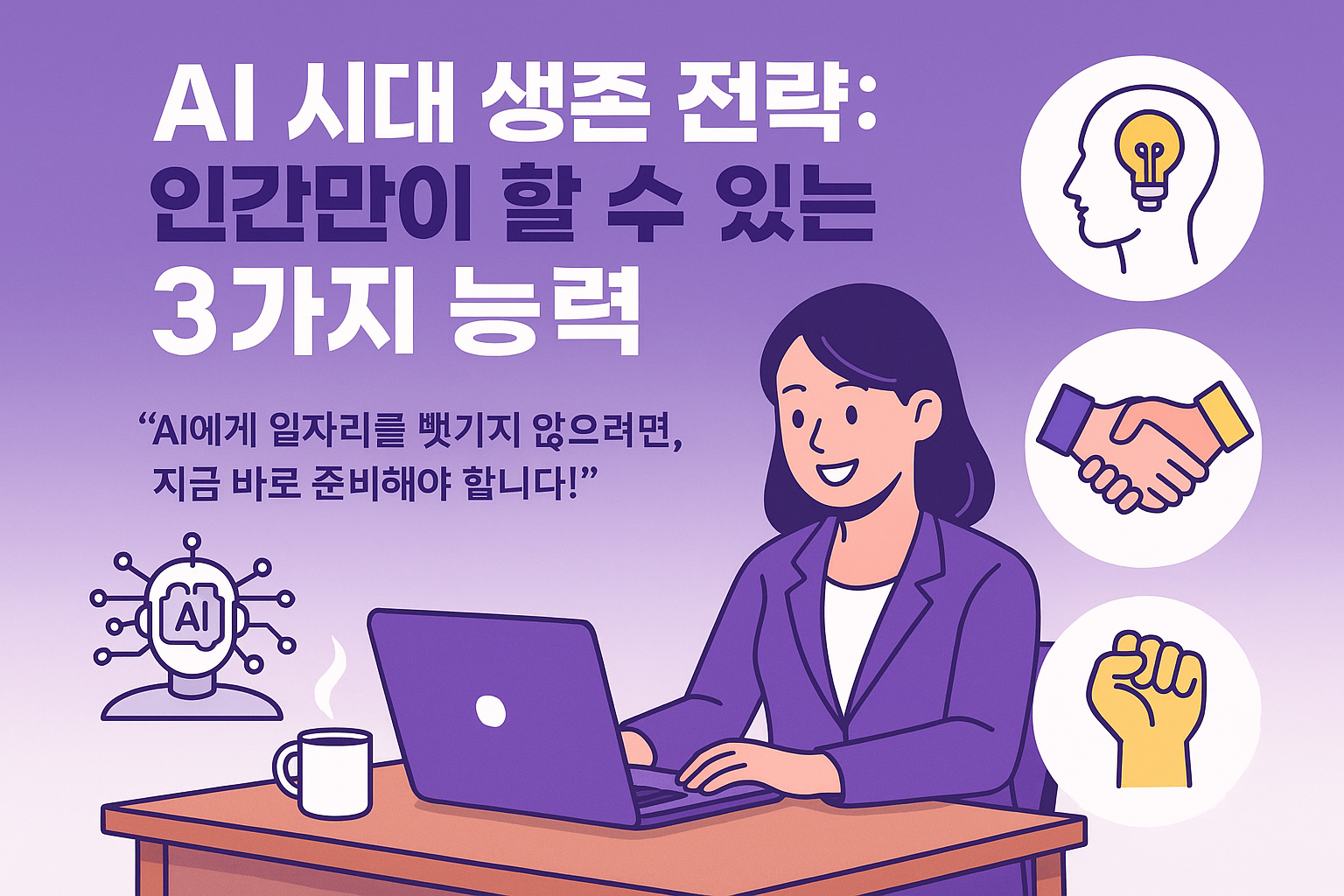 AI 시대 생존 전략! 인간만이 할 수 있는 3가지 능력
