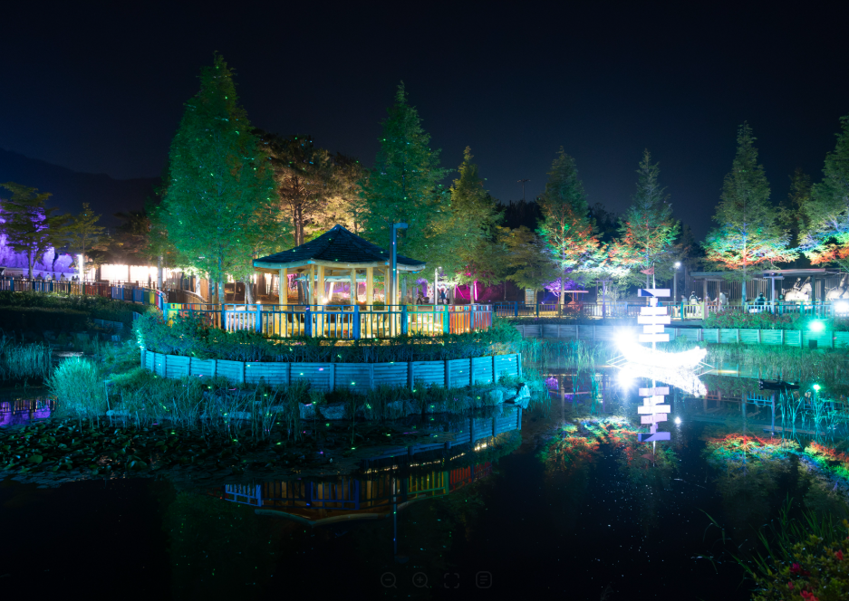 김해 가야테마파크 빛 축제