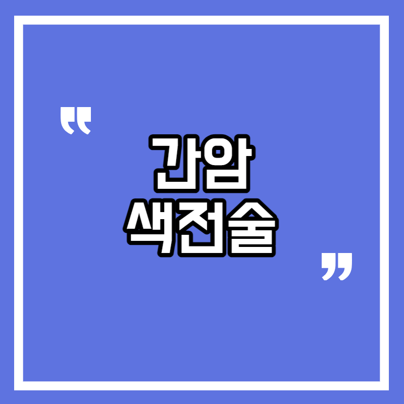 간암 색전술
