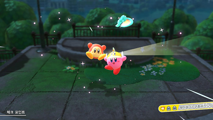 별의커비 디스커버리 초원의 빌딩