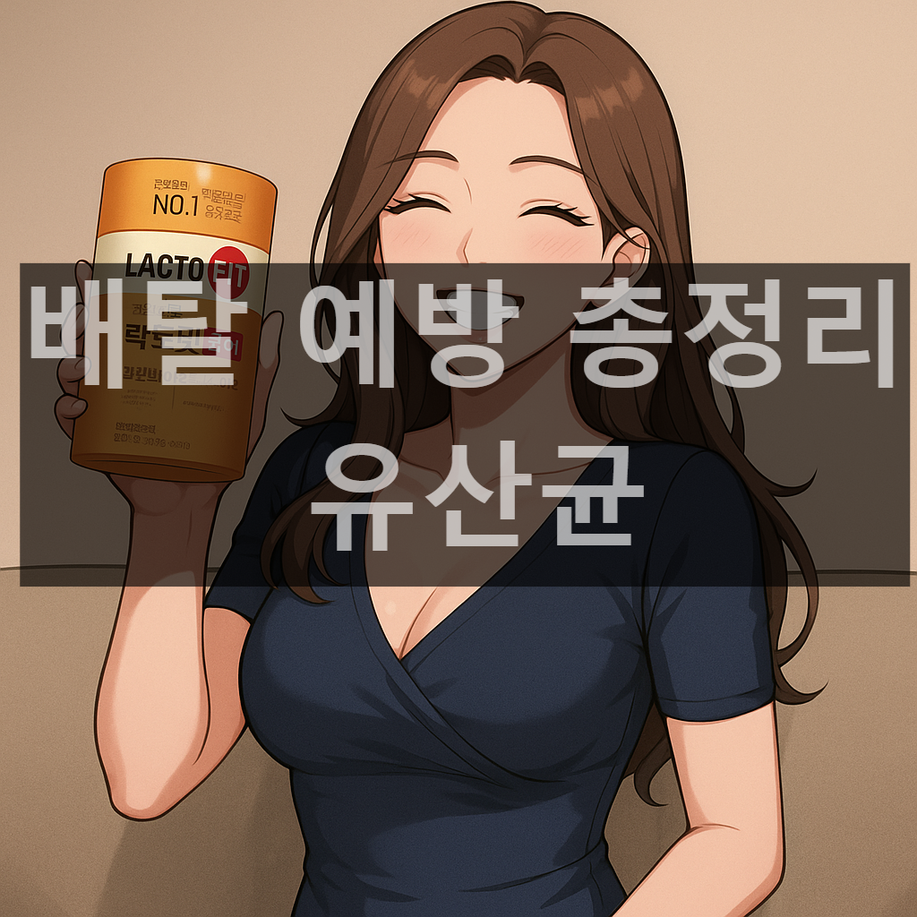 배탈 원인, 대처법 총정리, 유산균