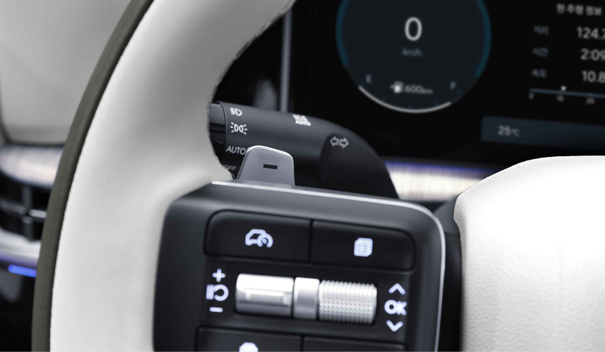 현대 싼타페 하이브리드 실내디자인