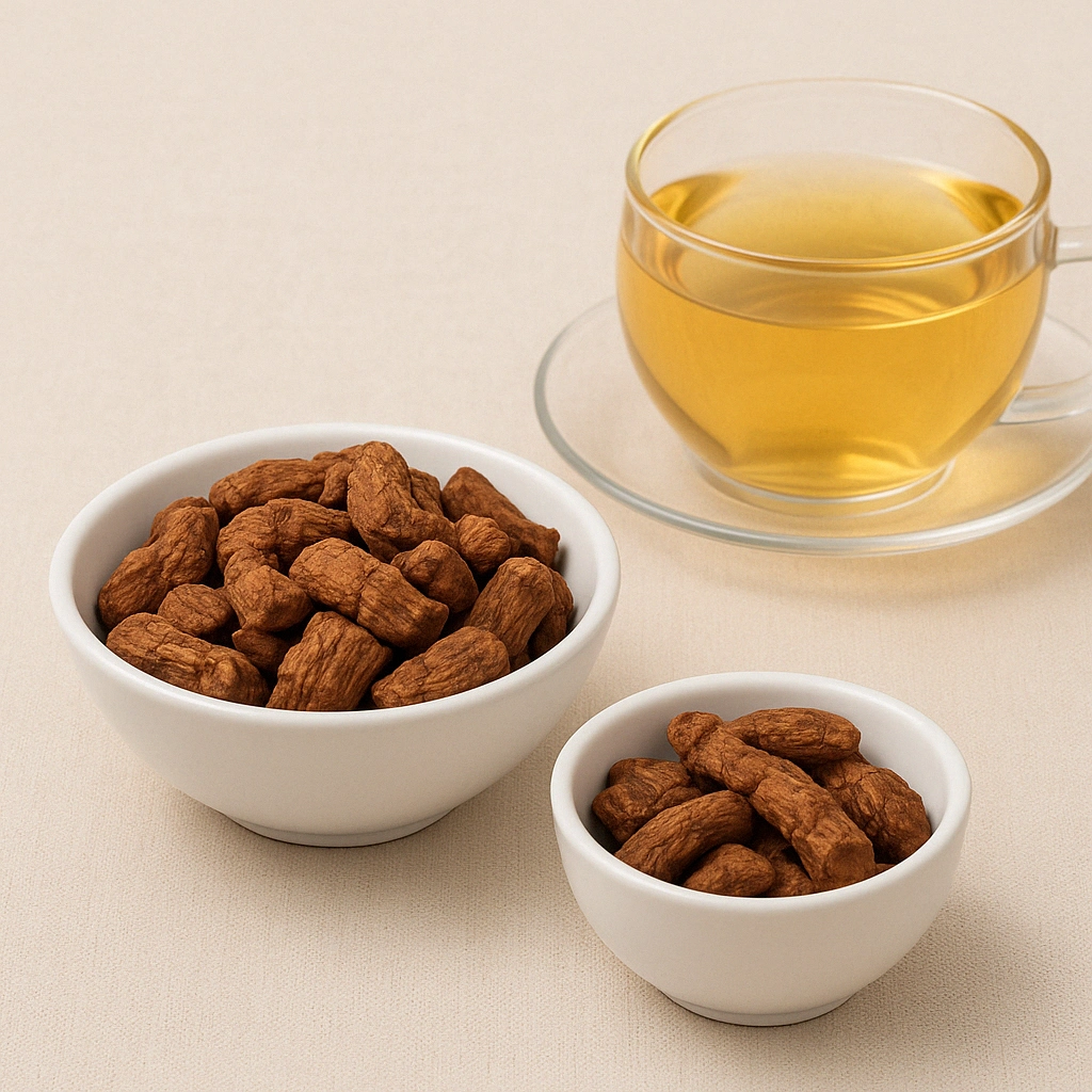 볶은 둥굴레차 카페인