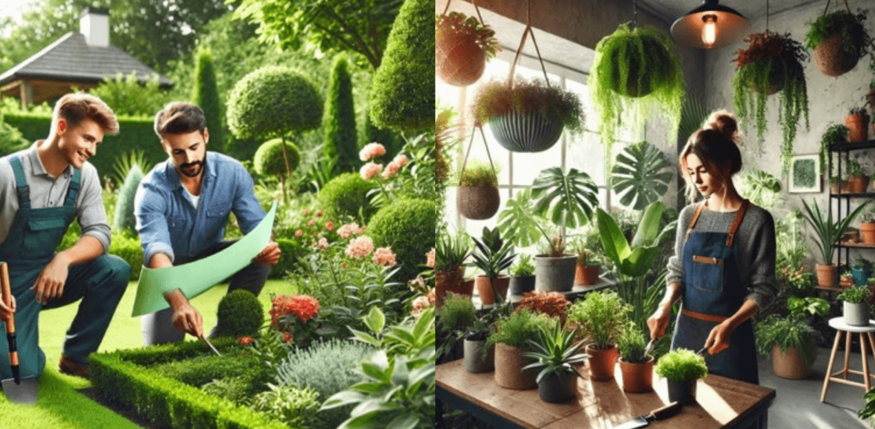 조경관련 전문직업인 조경디자이너와 원예사