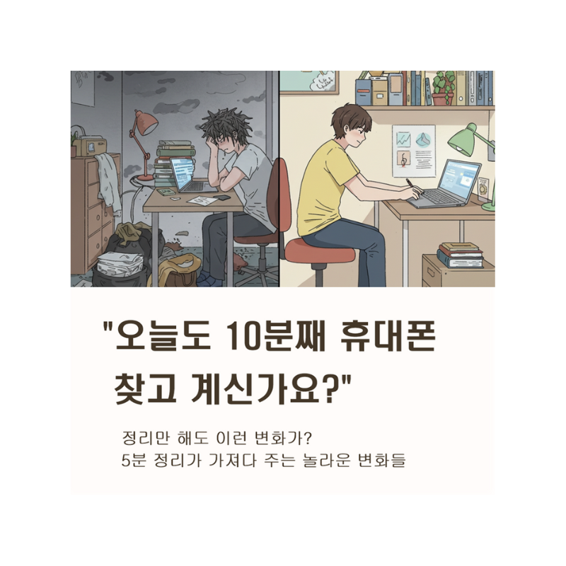 내 방이 바뀌면 내 인생이 바뀐다? 공간 정리의 힘과 실천 노하우