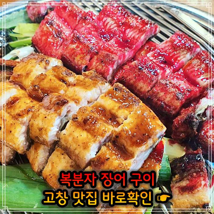 6시내고향 고창 선운사 복분자 장어구이 맛집