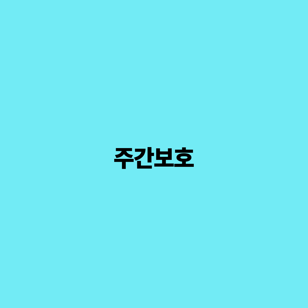 주간보호 노인과 장애인을 위한 안전하고 편안한 공간
