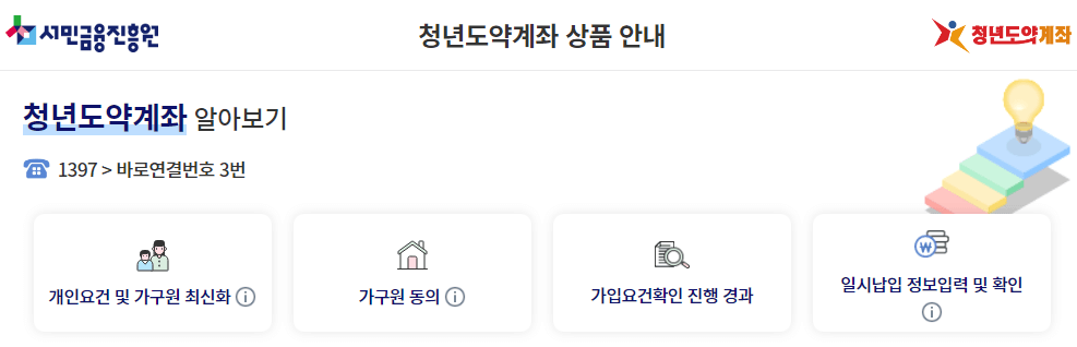 청년도약계좌 가입조건 신청기간 신청방법