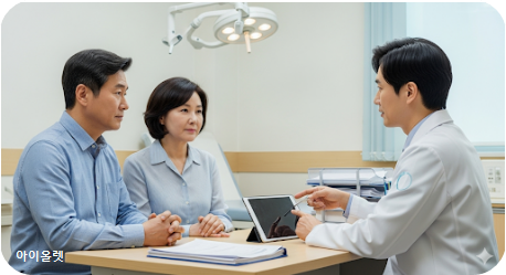 내시경 검진 상담 장면