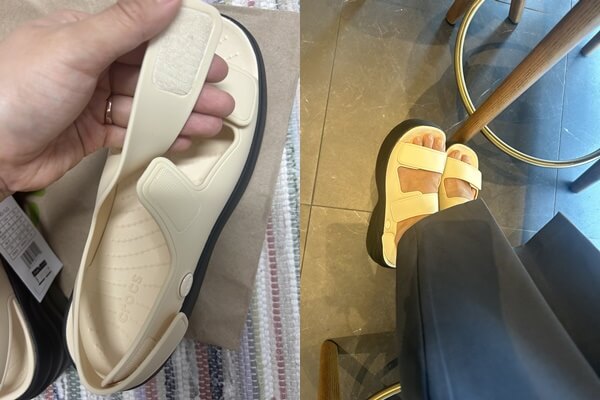 크록스 여성 샌들 스카이라인 후기