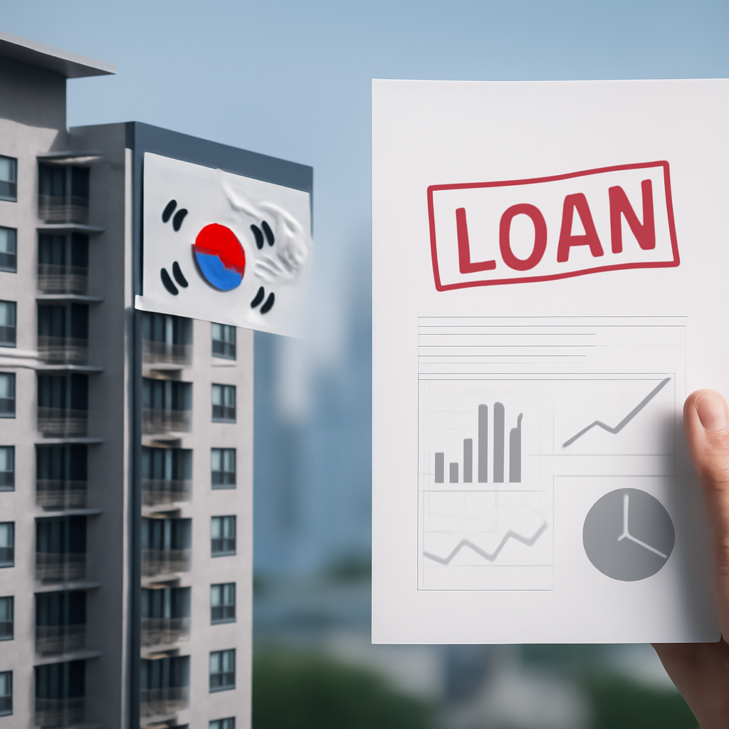 부동산 대출규제 상징 그림