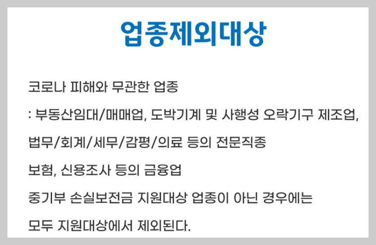 새출발기금-신청하기-업종재외대상