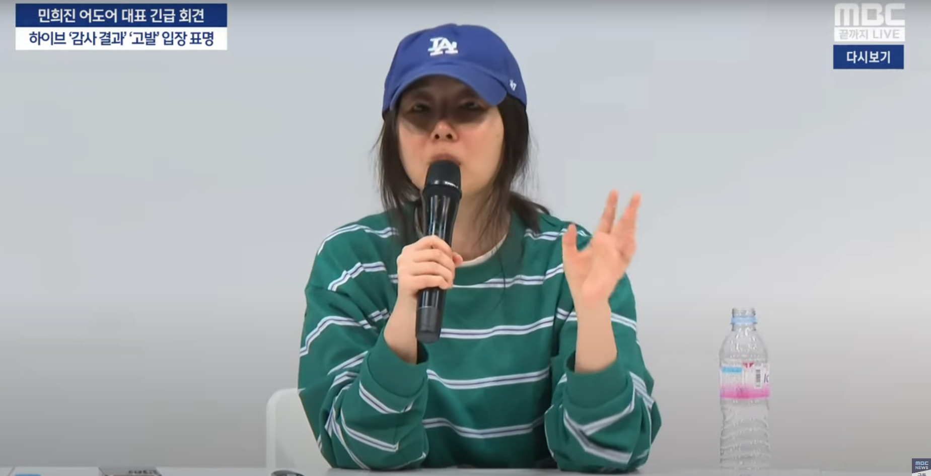 민희진 기자회견 입장