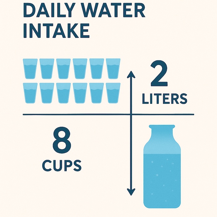 여름철 하루 물 섭취량은 얼마일까? 자기 전 물 마시는 시간도 중요해요!