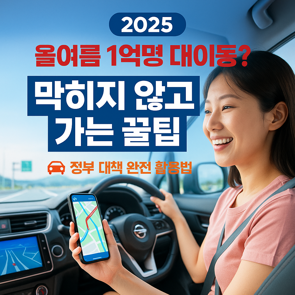2025 여름휴가, 1억명과 막히지 않고 가는 법
