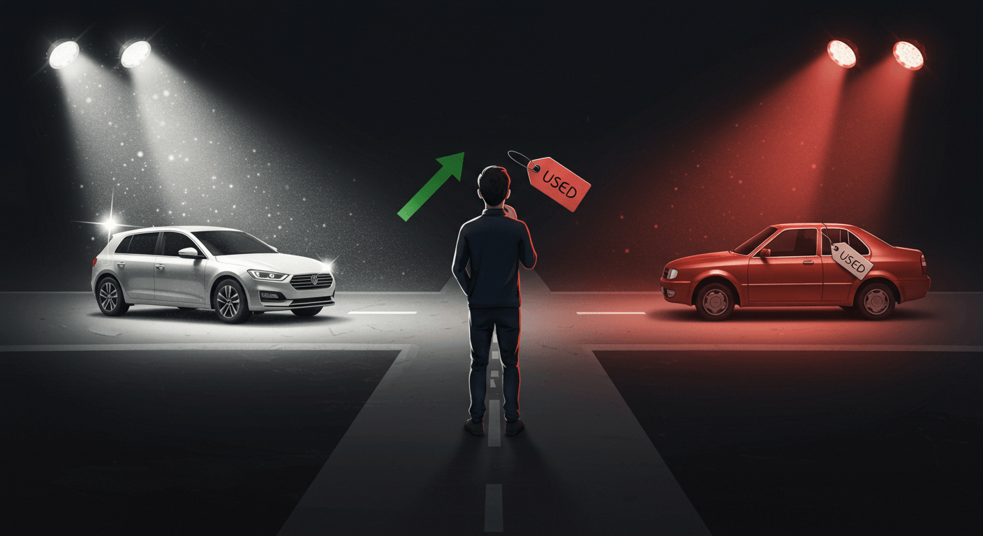 신차 구매와 중고차 구매 사이에서 고민하는 사회초년생