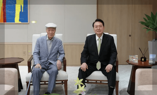 윤기중 윤석렬 대통령집무실