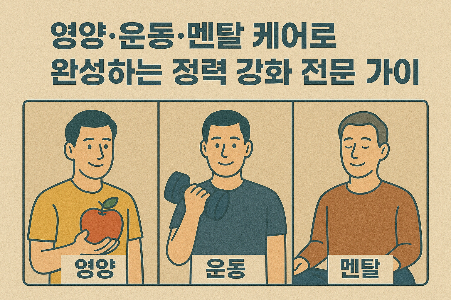 영양&middot;운동&middot;멘탈 케어로 완성하는 정력 강화 전문 가이드