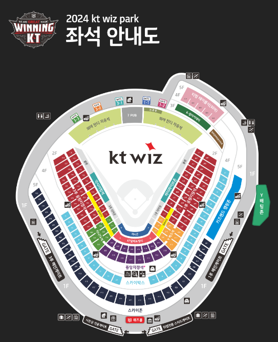 kt wiz park 예매방법