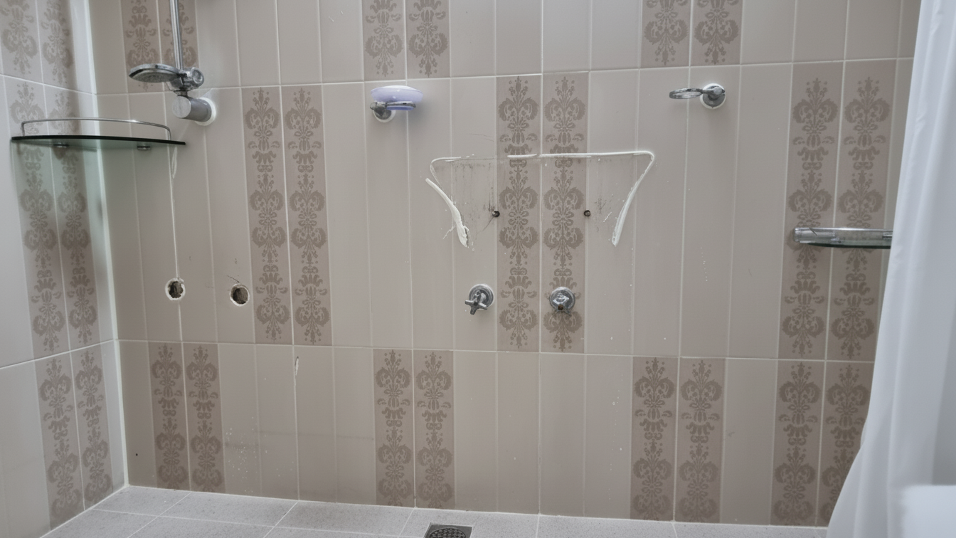 화장실 배관 누수 확인