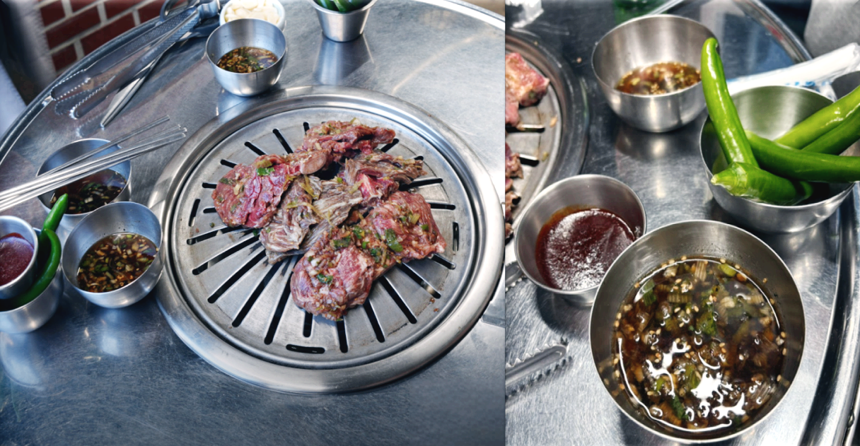 고추와 간장, 고추장 뿐인 신촌 서서갈비의 원조 연남서식당의 기본 상차림