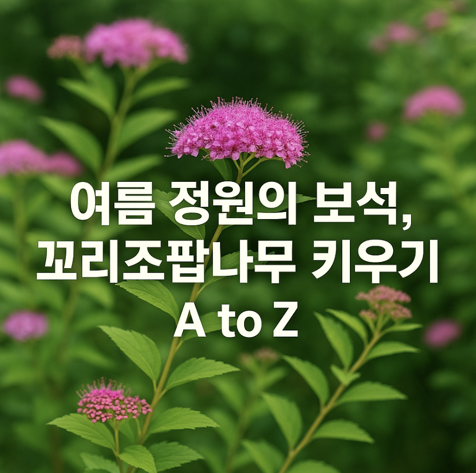 여름 정원의 보석, 꼬리조팝나무 키우기 A to Z