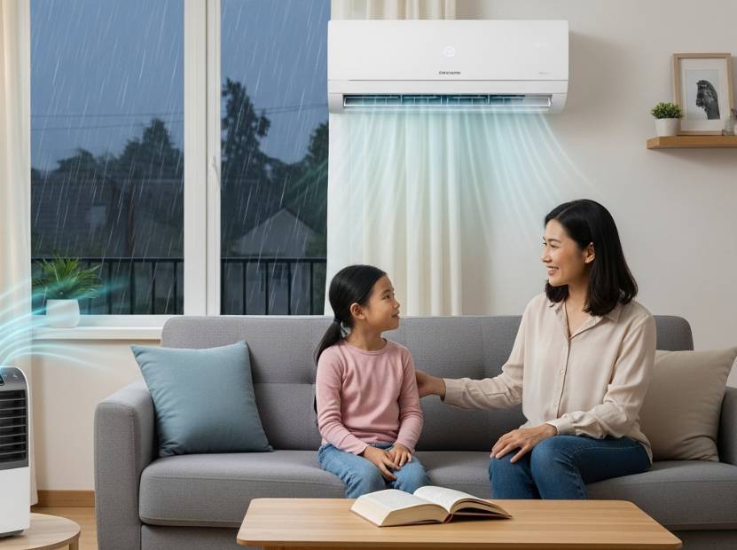 장마철 실내 습기 제거 꿀팁 총정리|곰팡이·냄새 없이 쾌적한 여름나기