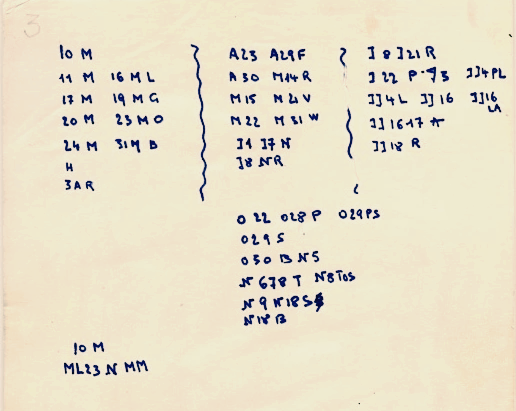 이스달 여인의 여행 가방에서 발견된 암호 메시지