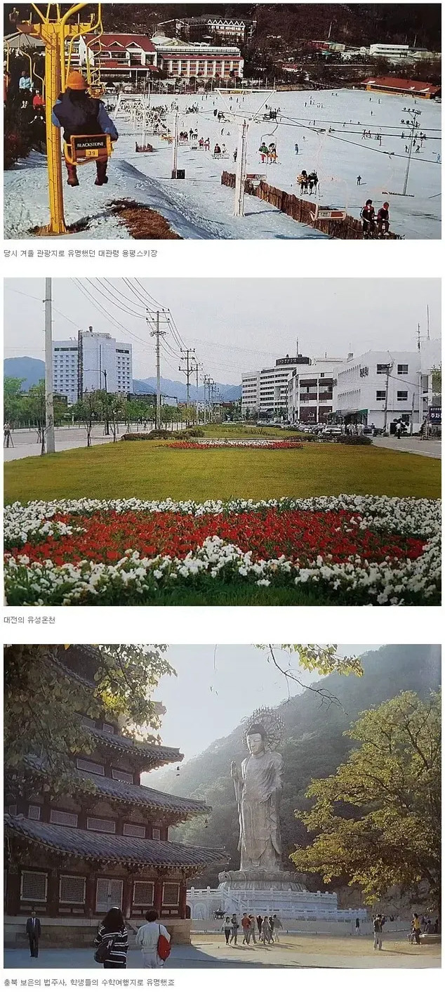 80년대 사람들은 어디를 여행했을까요?