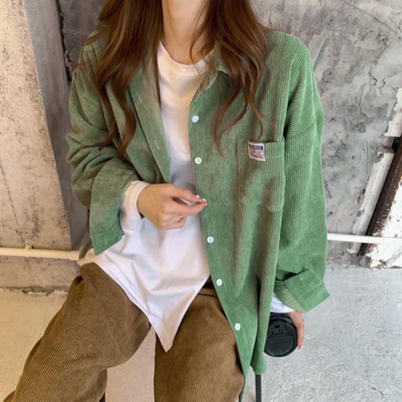 여성 골덴남방 코듀로이남방 코듀로이셔츠 3컬러