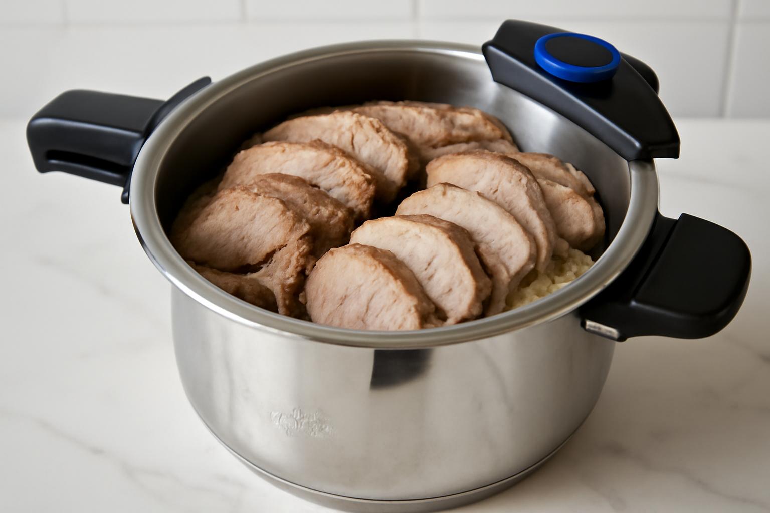 휘슬러 압력솥 수육