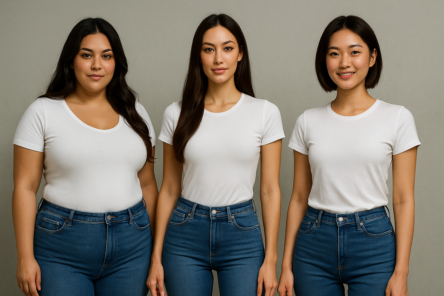 여성 체형별 사진