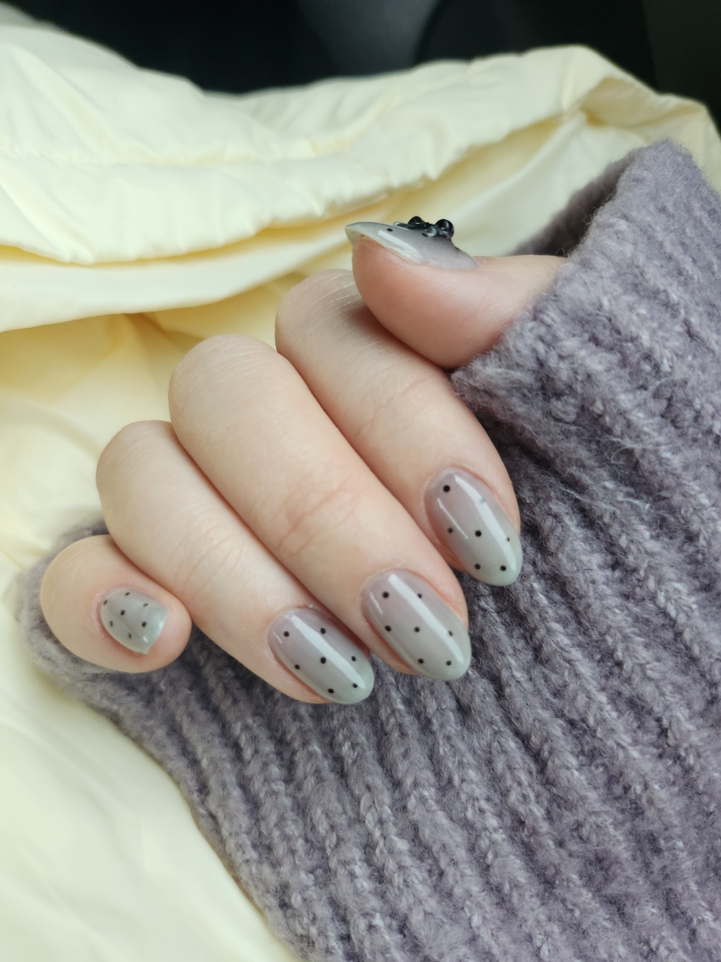 개금-원네일-시스루-도트-네일-오른손-3일차