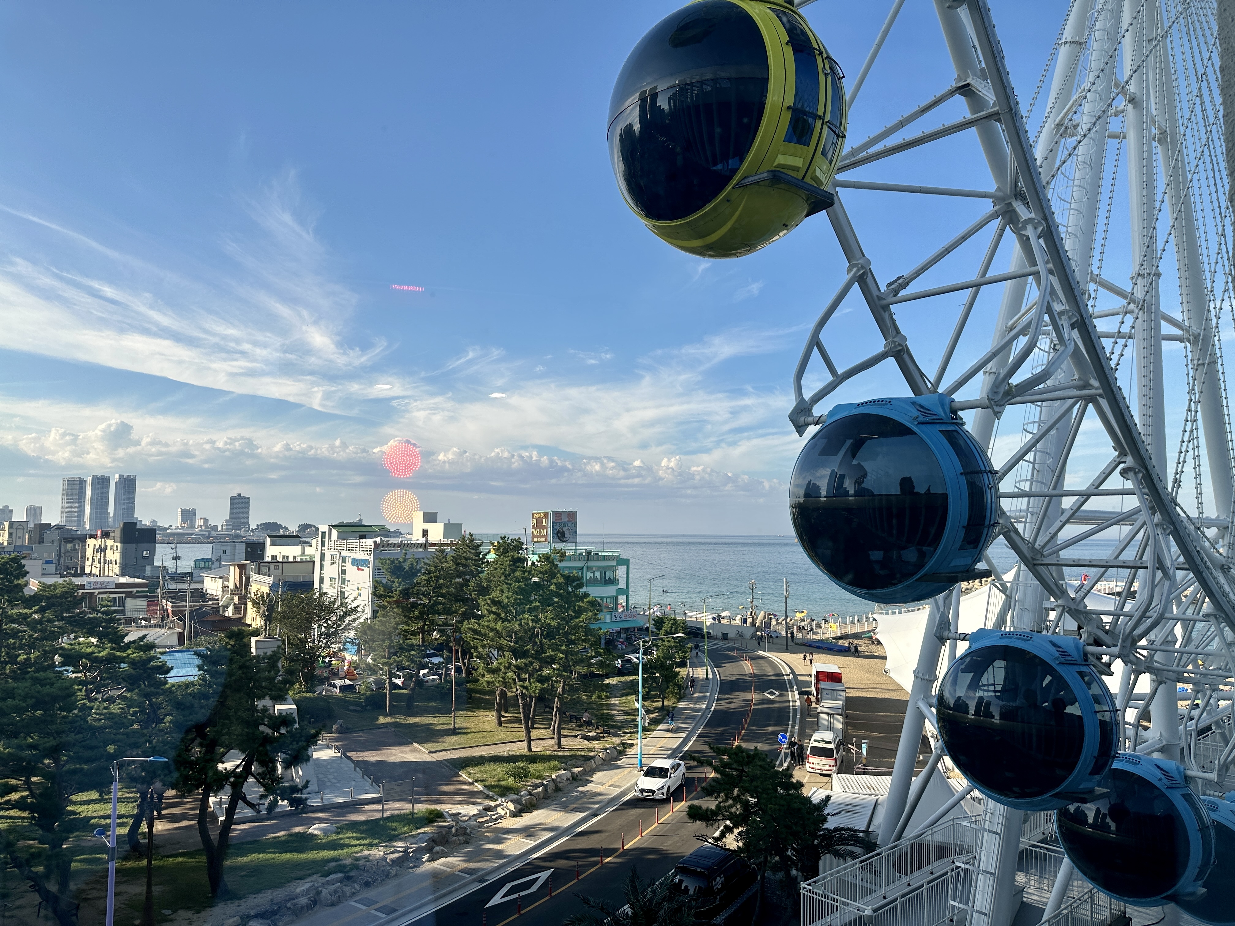 앙젤루스 4층에서 보이는 속초아이